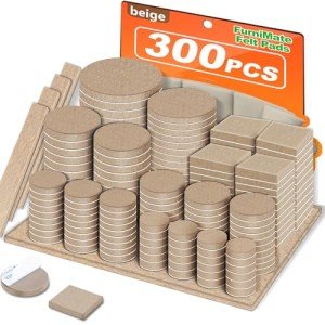 300 Felt Furniture Pads for Hardwood Floors