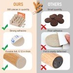 300 Felt Furniture Pads for Hardwood Floors
