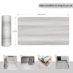 Wood Grain Peel and Stick Vinyl Floor Tiles