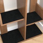 Black Peel and Stick Carpet Tile Squares - 30 Sheets