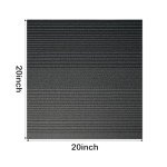uyoyous Carpet Tile 20”x 20”Commercial Heavy Duty Square Carpet Tile with Adhesive Stickers Indoor Outdoor Anti-Slip Carpet Squares for Bedroom,Dining Room, 20 Tiles Per Box.54Sq Ft