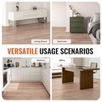 VEVOR Peel and Stick Floor Tile 36" x 6", 36 Tiles Self Adhesive Vinyl Floor, 2.5mm Thick, Natural Wood Grain DIY Flooring Tiles for Bedroom, Living Room, Bathroom (54 Sq.Ft/Box)