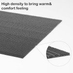 uyoyous Carpet Tile 20”x 20”Commercial Heavy Duty Square Carpet Tile with Adhesive Stickers Indoor Outdoor Anti-Slip Carpet Squares for Bedroom,Dining Room, 20 Tiles Per Box.54Sq Ft