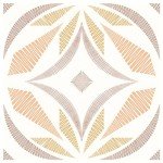 MORCART Peel and Stick Floor Tile - 20 PCS, 8" x 8" Vinyl Flooring - Waterproof Self-Adhesive Floor Tile for Bathroom, Kitchen, Living Room, Bedroom - Orange/Fabric Pattern Look