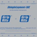 Grip-Rite 48" x 250' Synthetic Roofing Underlayment