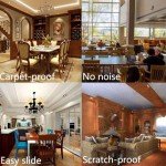 Furnigear PTFE Chair Leg Sliders for Floors