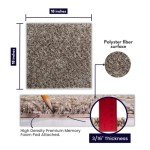 Premium 18x18 Inch Peel and Stick Carpet Tiles