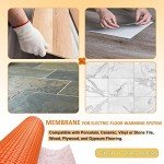 MAXKOSKO Heated Floor Mat and Underlayment Membrane