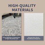 Peel and Stick Anti-Slip Carpet Tiles - 12 Pcs