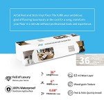 Peel and Stick Wood Plank Floor Tiles - 36 Pack