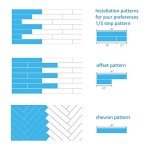 Peel and Stick Wood Plank Floor Tiles - 36 Pack