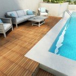 Acacia Wood Interlocking Deck Tiles - 27 PCS