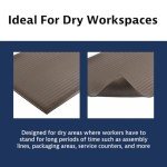 Notrax 410 Airug® Anti-Fatigue Mat - 3' x 12