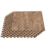 Farmhouse Wood Grain Interlocking Foam Floor Tiles