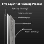 Peel and Stick Vinyl Plank Floor Tiles - Grey