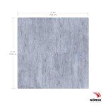 Stone Gray/Black Faux Wood Foam Floor Tiles, 4-Pack