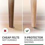 133 PCS Felt Furniture Pads for Wood Floors