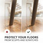 133 PCS Felt Furniture Pads for Wood Floors