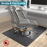 Heavy Duty Office Chair Mat for Hard Floors