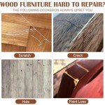Wood Scratch Repair Kit for Furniture & Floors
