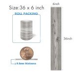 Waterproof Peel and Stick Vinyl Floor Tiles 12 Pack