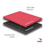 Reversible Foam Exercise Mats - 6 Interlocking Tiles