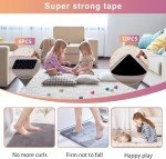 18PCS Non-Slip Rug Pads for Hardwood & Tile