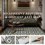 12 Pack Removable Non-Adhesive Carpet Tiles - Green