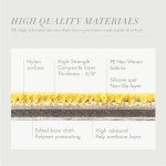 12 Pack Removable Non-Adhesive Carpet Tiles - Green