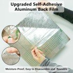 WAPANE Peel and Stick Carpet Tiles, Off-White 10PC