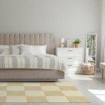 WAPANE Peel and Stick Carpet Tiles, Off-White 10PC