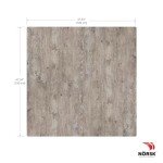 Reversible Faux Wood Foam Floor Tiles - 4 Pack