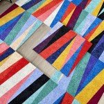 Peel and Stick Anti-Slip Carpet Tiles - 12 Pcs