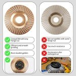 Pomsare 3PCS Wood Carving Disc Set for Grinders