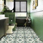 Peel and Stick Waterproof Vinyl Floor Tiles (10PCS)