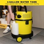 PRETEC 6 Gallon Wet Dry Carpet Cleaner Vacuum