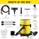 PRETEC 6 Gallon Wet Dry Carpet Cleaner Vacuum