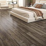 Livelynine 18-Pack Dark Wood Peel and Stick Tiles