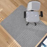 Desk Chair Mat for Hardwood Floors - Anti-Slip