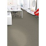Mohawk 24" Berber Nylon Carpet Tile - Stone Color
