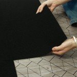 Self-Adhesive Black Carpet Tiles for Easy DIY