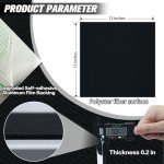 Self-Adhesive Black Carpet Tiles for Easy DIY