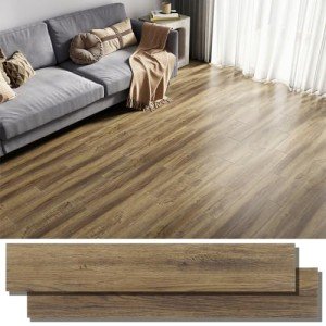 Peel and Stick Vinyl Plank Flooring - 36 Pack