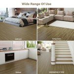 Peel and Stick Vinyl Plank Flooring - 36 Pack