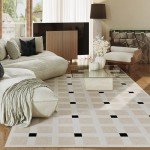 Peel and Stick Anti-Slip Carpet Tiles, 12 Pcs
