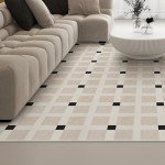 Peel and Stick Anti-Slip Carpet Tiles, 12 Pcs