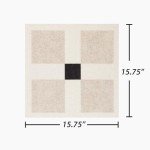 Peel and Stick Anti-Slip Carpet Tiles, 12 Pcs