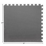 12-Pack EVA Foam Mat Tiles - 48 SQ FT