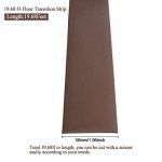 Self-Adhesive Vinyl Floor Transition Strip, 20ft