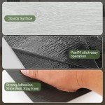 Peel and Stick Waterproof Vinyl Floor Tiles - 34 Pack
